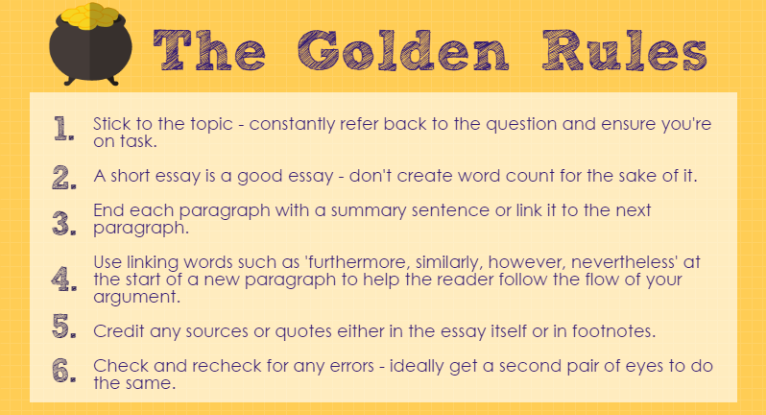 rules of essays