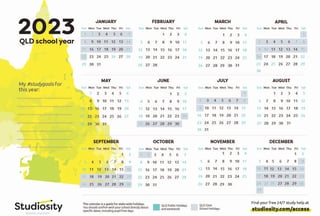 2023 Calendar - QLD Studiosity