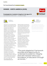 Prof Tracey Bretag Prize 2025 Book