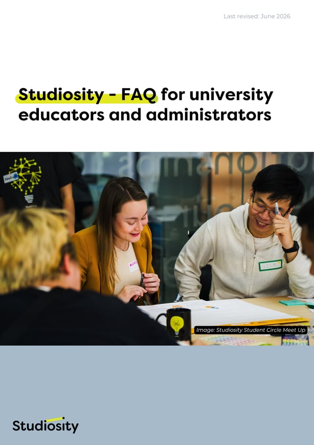Studiosity Global FAQ - 2026