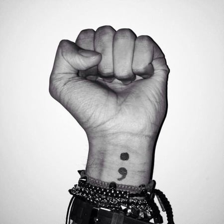 Semicolon Tattoos And The Power Of Punctuation