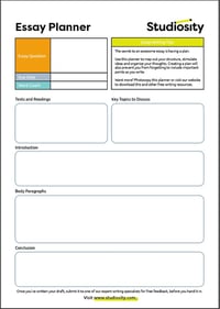 Studiosity-Essay-planner