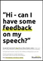 Sample questions preview image speech