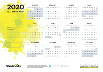QLD 2020 Calendar thumbnail