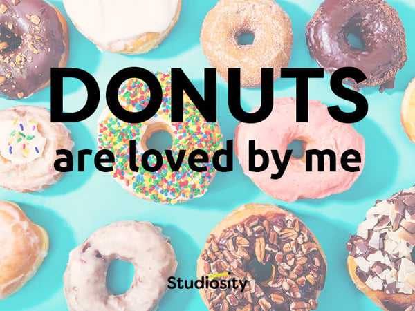 Donuts-passive-voice