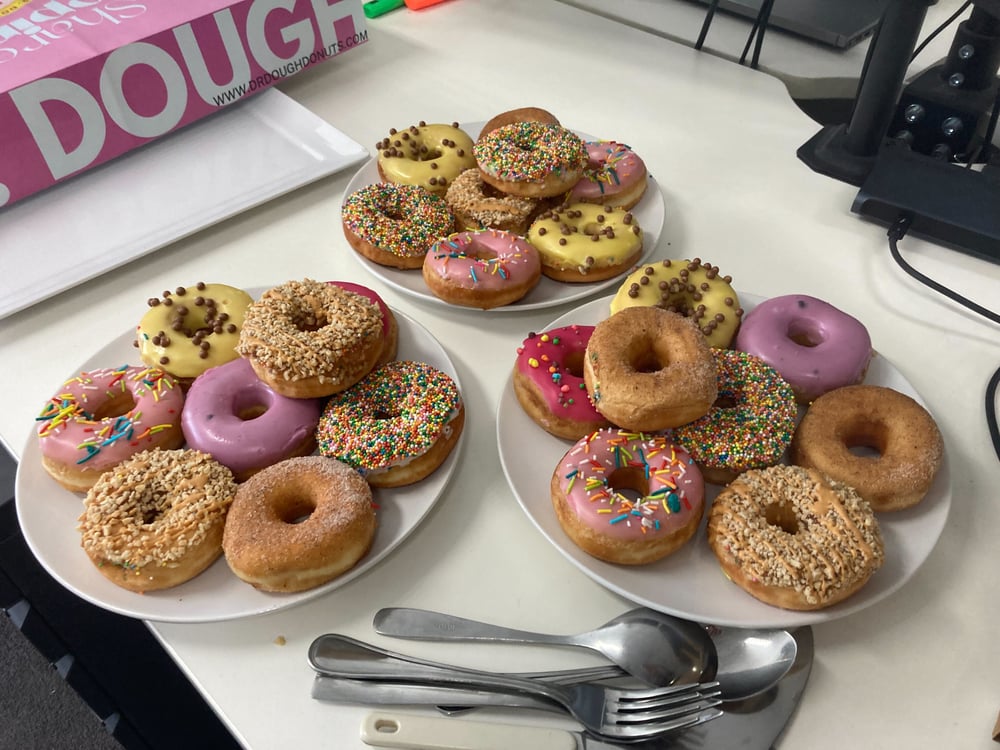 Donuts at the Student Meet Up