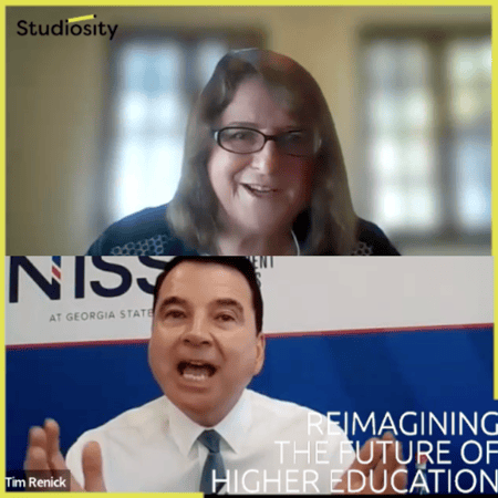 Transcript: Dr Tim Renick, Founding Executive Director, National Institute for Student Success on Reimagining HE 🎧