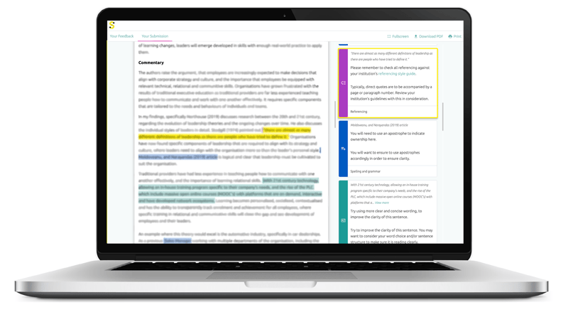 The importance of formative feedback for study