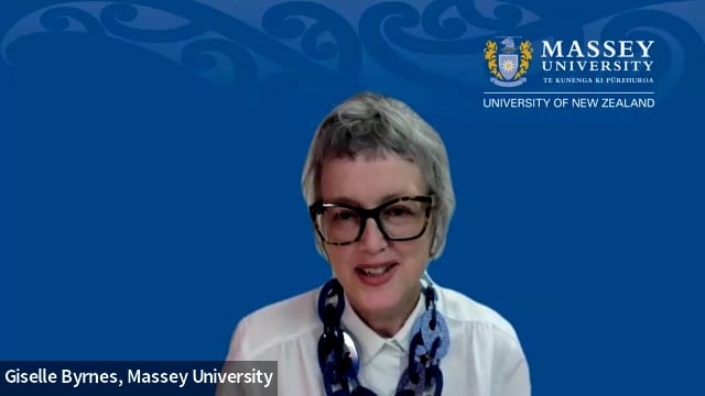 Prof Giselle Byrnes, Massey University, at the Studiosity Symposium