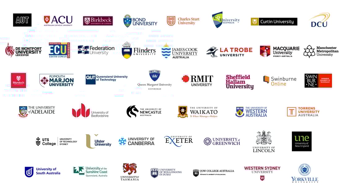 Universities partnering with Studiosity