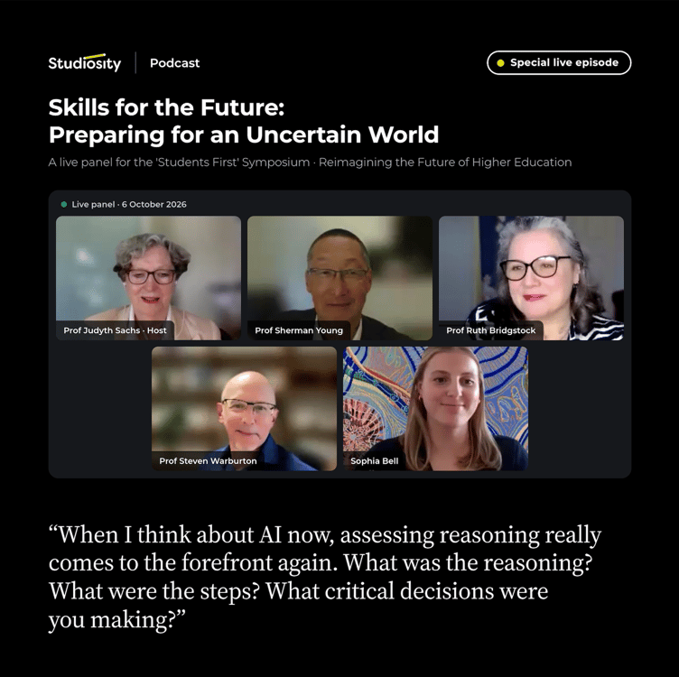 Skills for the future: preparing for an uncertain world | a 'Students First' Symposium