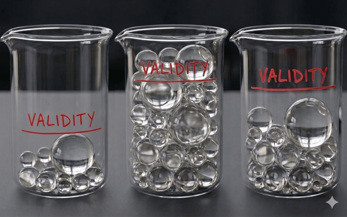 three-jars-different-validity