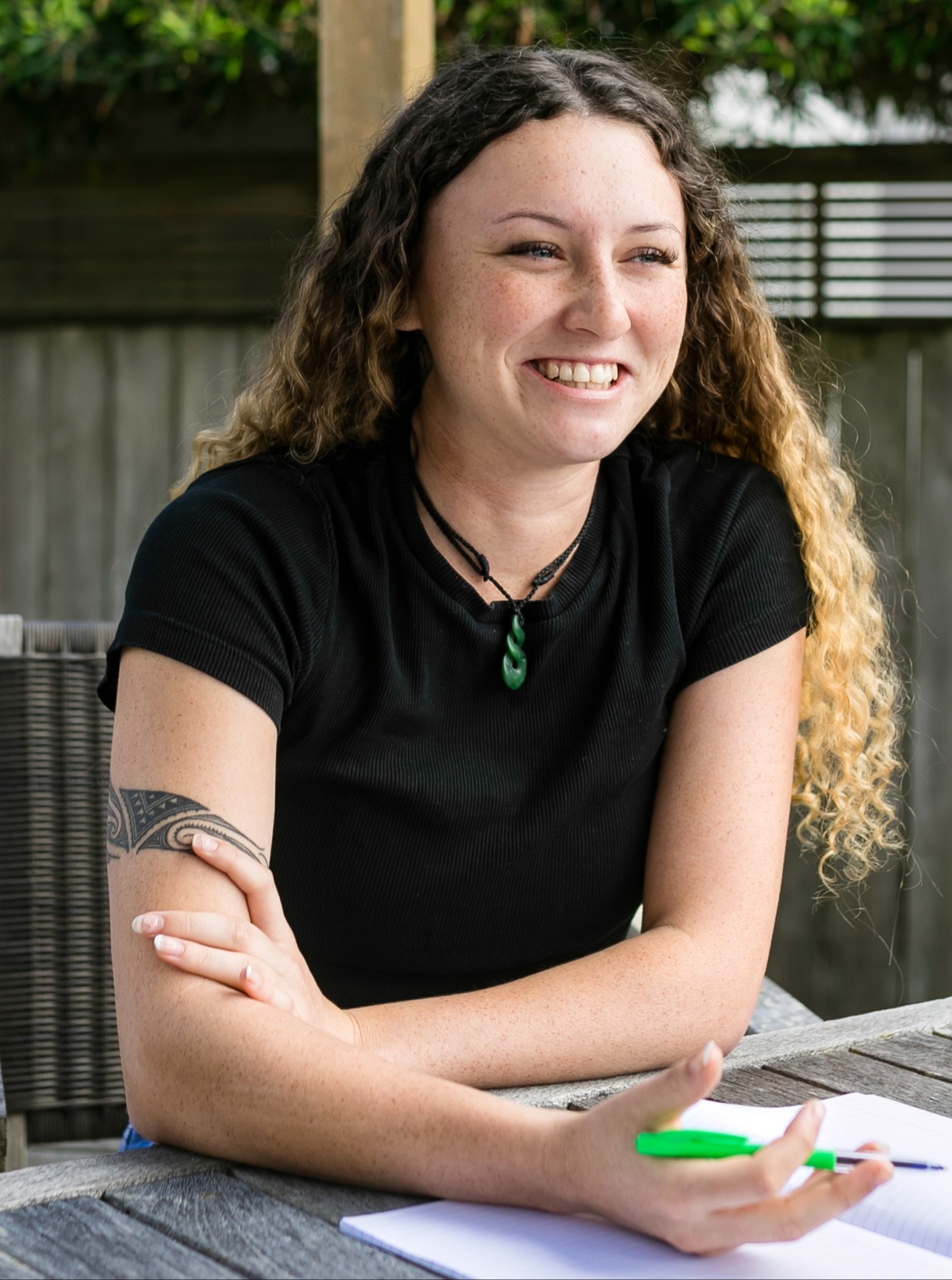 New Zealand student - female NZ Maori